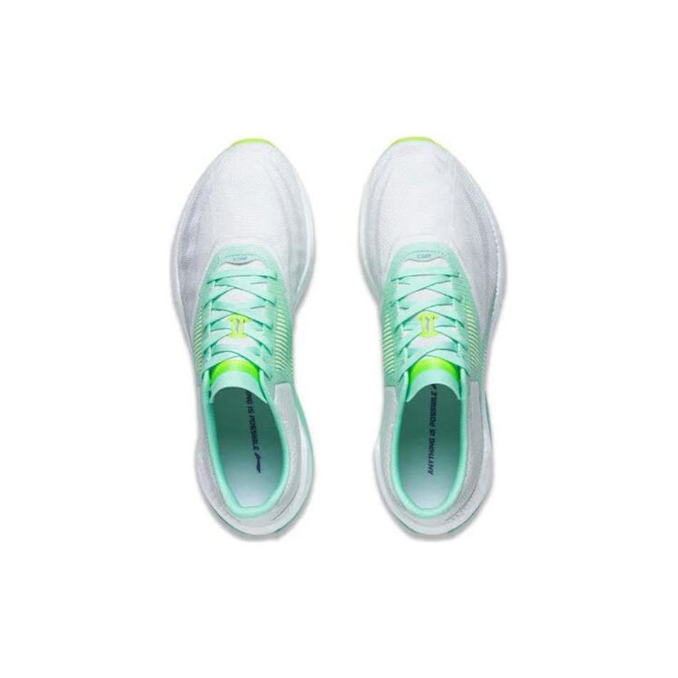 New LiNing Super Light 20 Low Top Running Shoes Men's White Green ARBT001-15