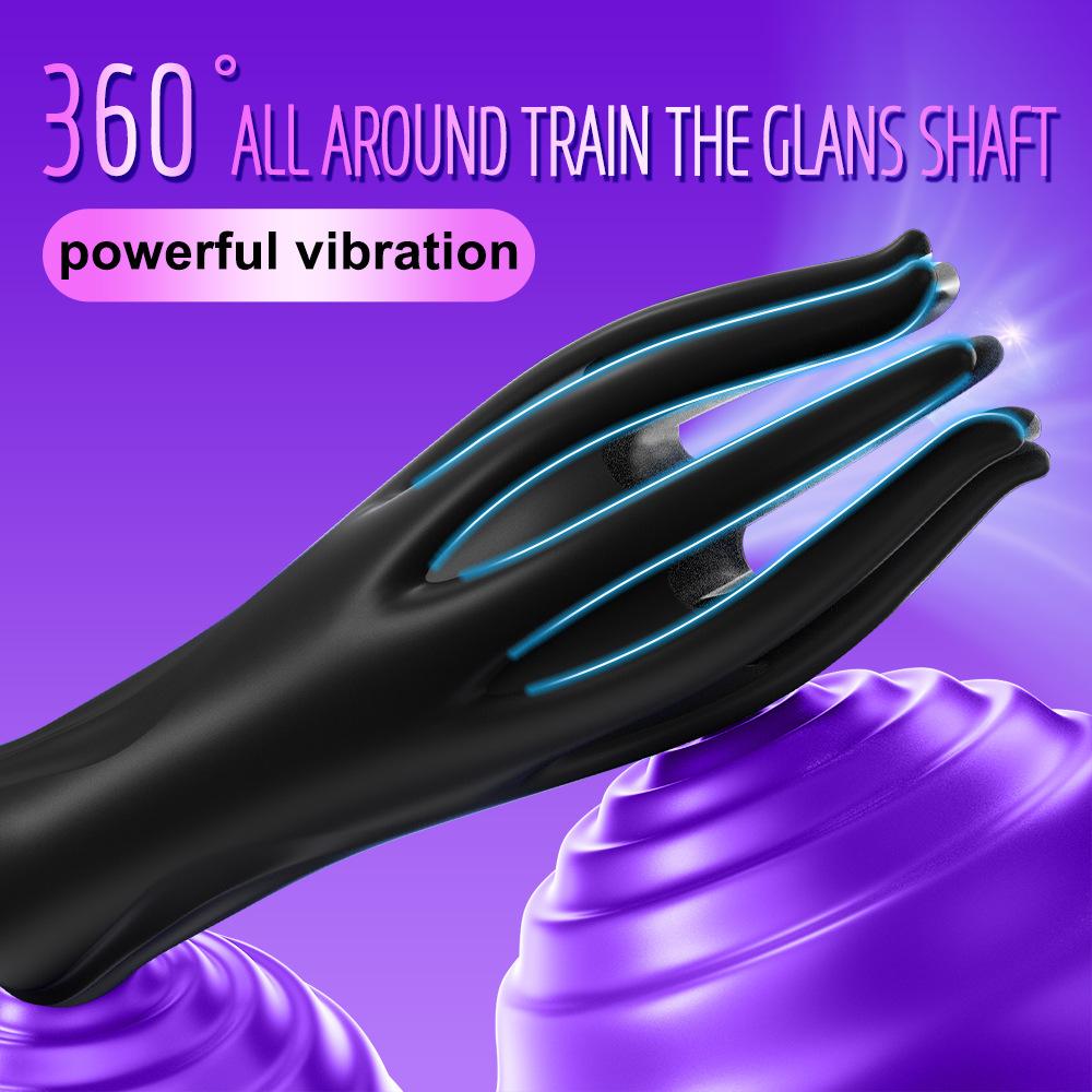 Portable Electric Penis Trainer - Compact Male Masturbator, Travel-Friendly Silicone Adult Toy for Men