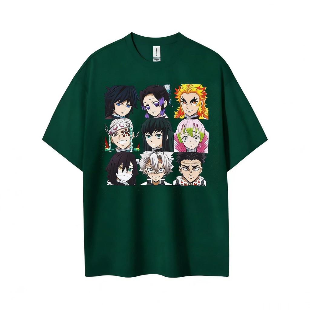 Unisex Demon Slayer Anime T Shirt Unisex Women Cotton Short Sleeve Tee 2026 Summer Casual Tops Oversized Streetwear Graphic Tees