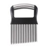Upgrade Your Kitchen With A 1Pc Crinkle Cutter - Wavy Chopper Knife For Fruits, Vegetables, Salad, Carrots, Potatoes & Fries