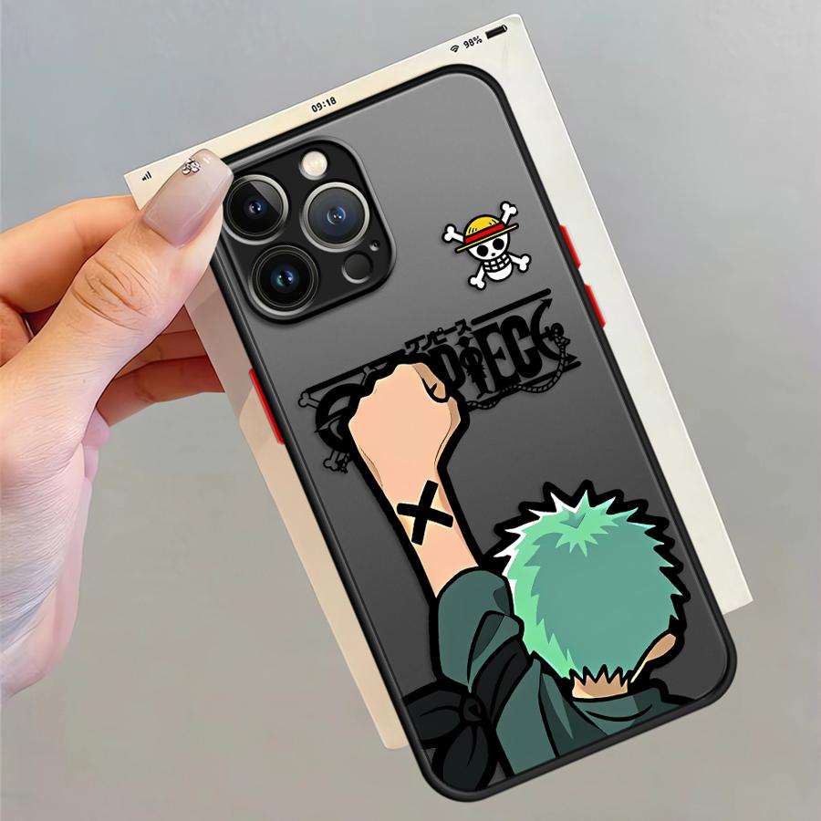 Case for iPhone 17 Pro Max 11 7 8 SE 14 13 Mini 16 Plus XS XR 15 Air 12 Funda Back Phone Cover One Pieces Zoro Luffy