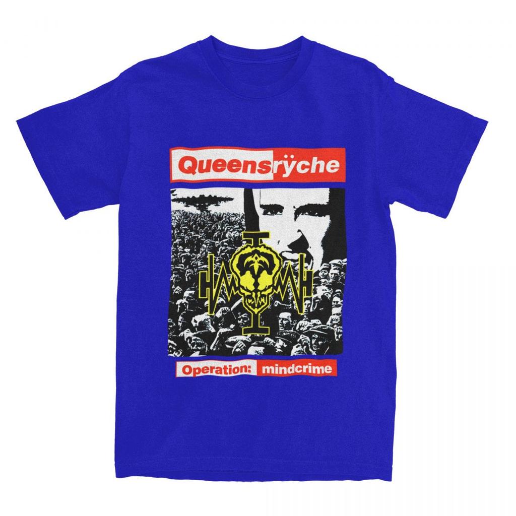 Queensryche Operation Mindcrime for Men Women T Shirts Merch Unique Tee Shirt T-Shirt 100% Cotton Unique Clothing