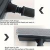 Easy-Grip Dual-Layer Squeegee for Car Windows and Showers - Durable PC Material, Perfect for Home & Commercial Use