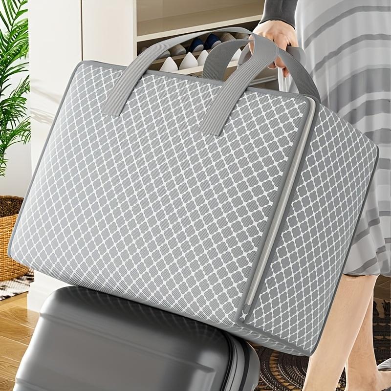 Clothing Storage Bag Large Capacity Portable Moving Bag with Secure Closure Design for Moving, Closet, Luggage and Travel Essentials Organization Bag
