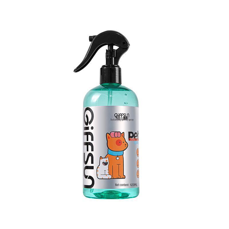 Haustier Deodorant & Desinfektionsspray: Antibakteriell, Urin Geruchsentferner, Lufterfrischer für Katzenstreu und Innenräume
