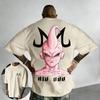 Dragon Ball Z Kid Buu TShirt Harajuku Anime Graphic Print Pure Cotton Crew Neck Fashion Streetwear Tops For Men Women