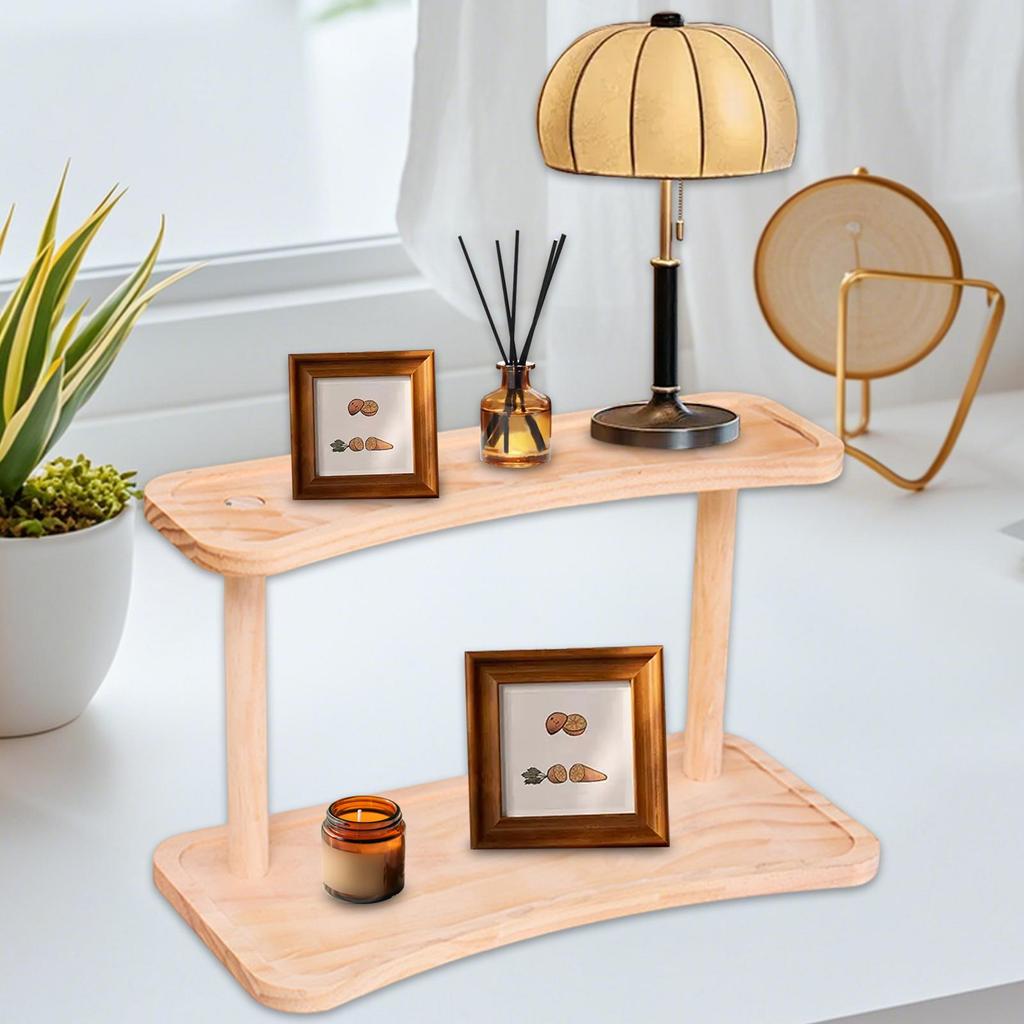 Desktop Organizer 2 Tier Practical Spice Rack for Office Dorm Countertop