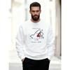 Men's Casual Round-Neck Sweatshirt With 'Everything Is Ok' Design.