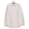 AUBERGE [Excellent Condition] CEZANNE Linen Double Pocket Long Sleeve Shirt/ tops 40 beigeUsed