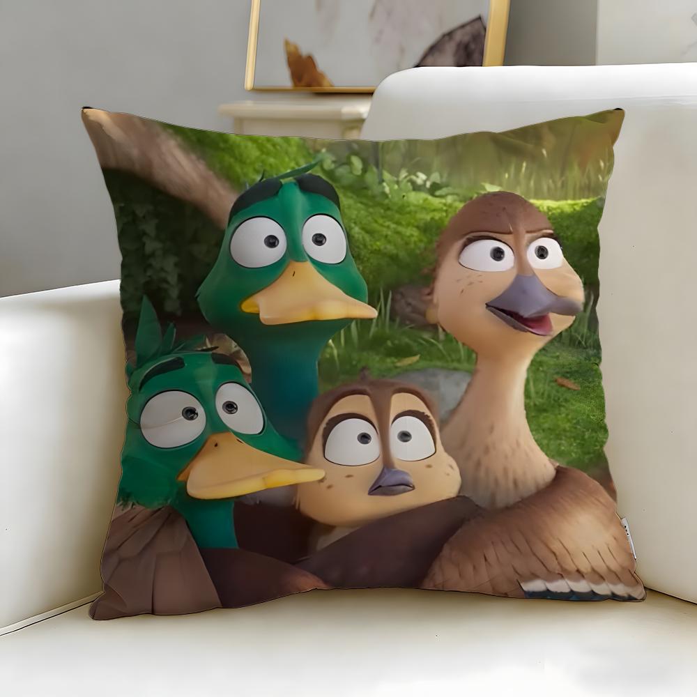 classic animated movie Migration Cushion Cover Soft  EasyWash Pillow Case  Versatile for Couch Bed Travel and Office