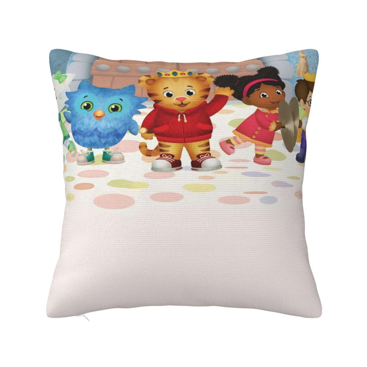 

Pillow Cover D-Daniels Tiger s NeighborhoodS Custom Cushion Cover Vintage Pillow Case For Living Room Chair Pillowcases 30cmx30cm