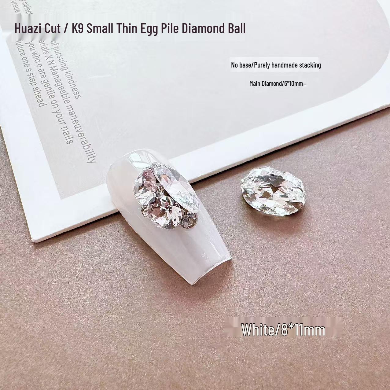 High-Quality K9 Rhinestone Bead Tray: Crystal Nail Art Accessories & Wearable Decorations
