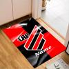Custom Name Black Stripes Athletico Crest Rug Game Carpet, Floor Mat for Bedroom Living Room Entryway Rug, Home Decor Gift for Christmas Birthday
