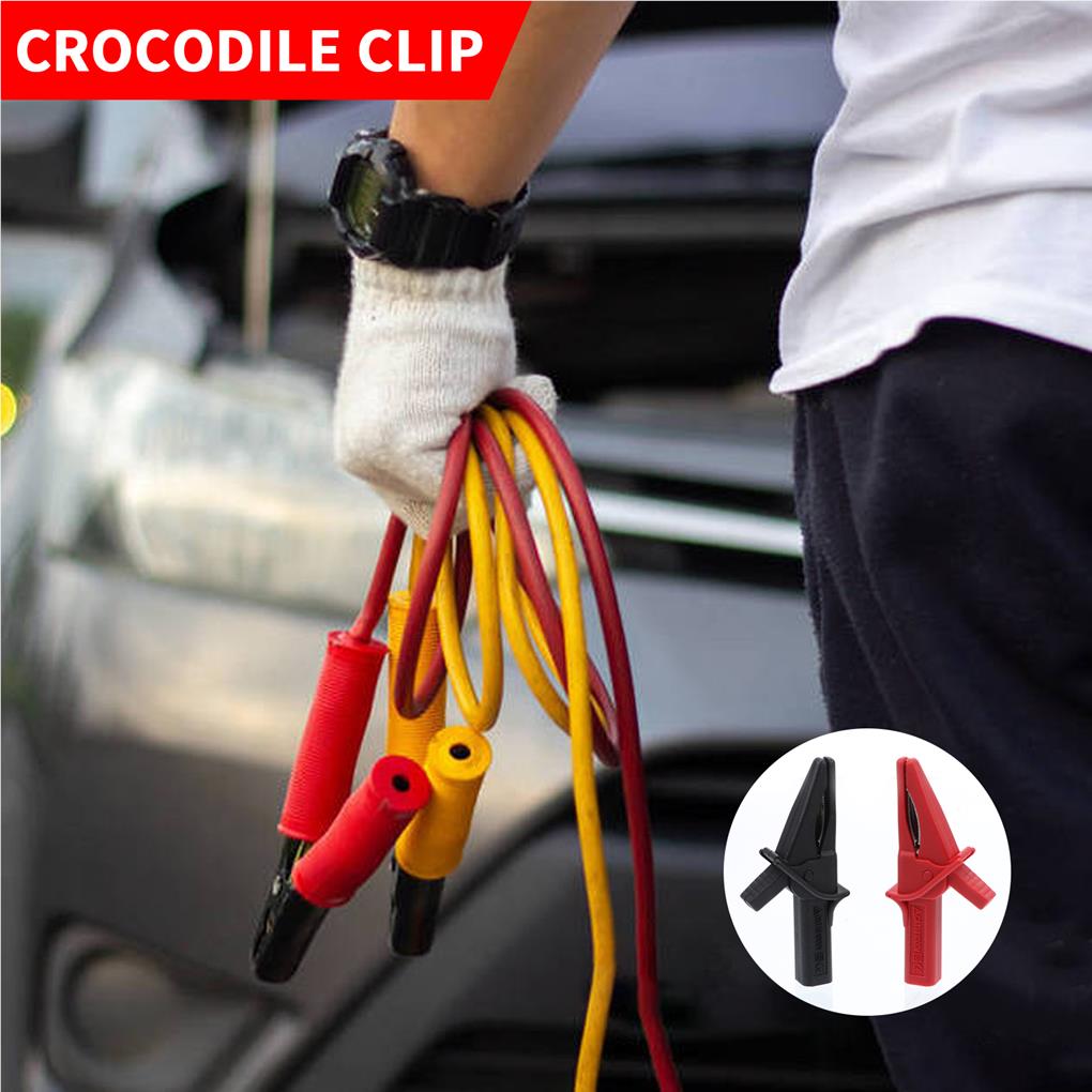 HT18A Alligator Clip Universal Testing Lead Component Automotive Battery Test Clamp Set Electricity Detect Tool Accessories