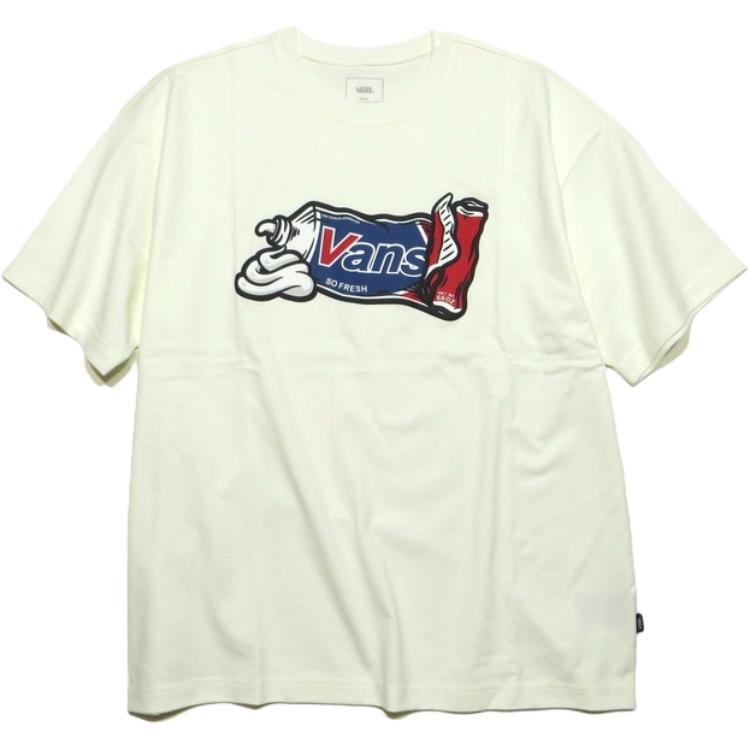 Vans Мужская футболка с принтом, свободный крой, круглый вырез, короткий рукав, топ VN000NNHFS8 L