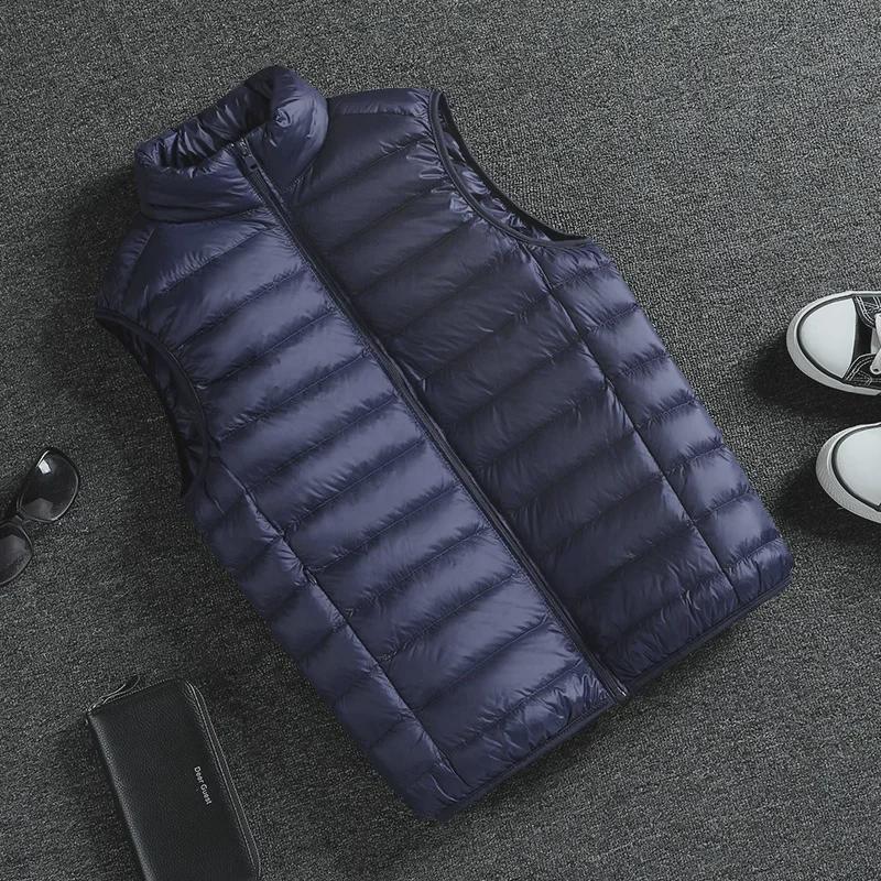 

Мужская легкая хлопковая куртка-жилет 2024 года — новая мода, свободный крой для весны, осени и зимы L