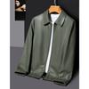 Sheepskin Genuine Leather Jacket Men's Casual Leather Jacket Middle-aged Men's Coat Daddy Lapel Spring and Autumn Style