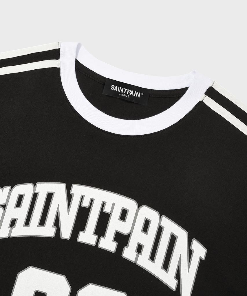 SAINTPAIN Sp Number Ringer Short Sleeve T-Shirt Black