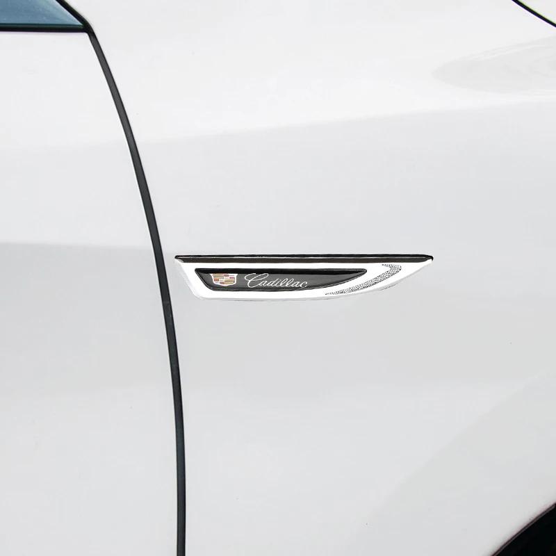 Car Side Fender Emblem Sticker for Cadillac Escalade CTS ATS Eldorado SRX Deville BLS XT4 XT5 XT6 STS XTS SLR XLR CT4 CT5 CT6