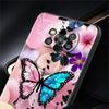 Case For Xiaomi Mi Poco X3 NFC X4 Pro F3 F4 GT M4 M3 F1 C40 11 Lite 11T Soft Silicone Funda Phone Cover Diamond Flower Butterfly