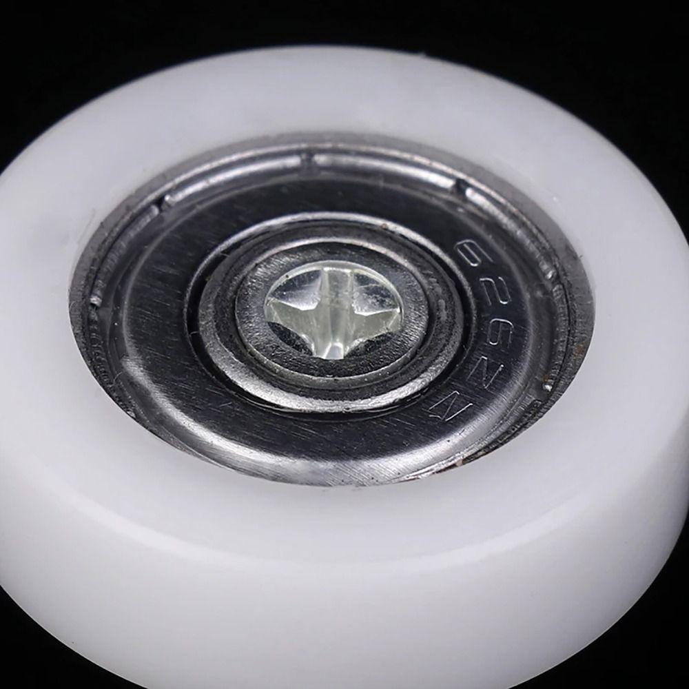 1Pcs With Screw Drawer Bearing Pulley Nylon Metal Sliding Door Roller  Furniture
