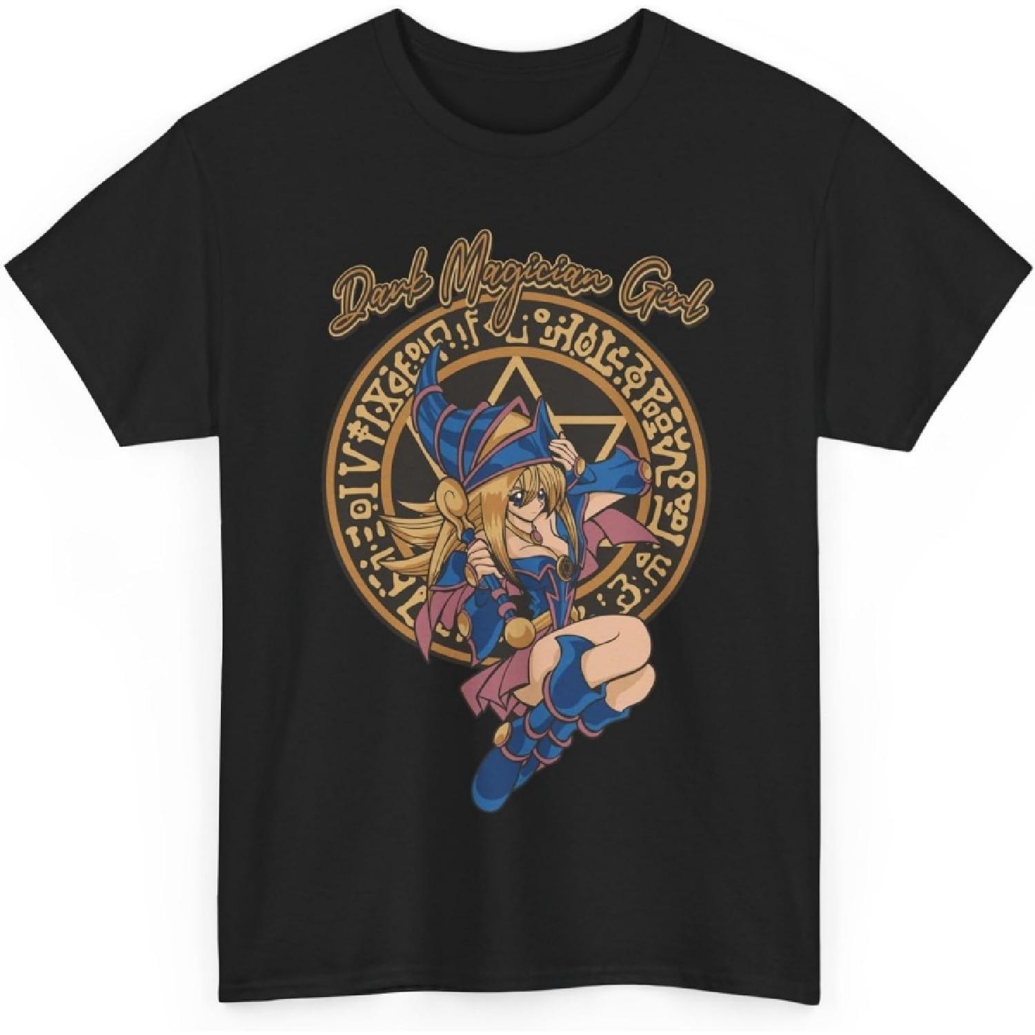 Dark Magician T-Shirt Graphic Tee Men Anime Vintage Unisex Girl Sexy Waifu Gift Soft Shirt Special Premium Exclusive S
