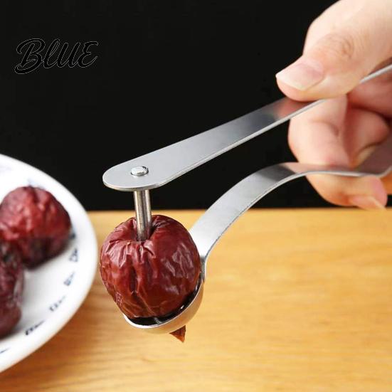 Herbruikbare Kersenkernverwijderaar Roestvrij Staal Gereedschap Fruitpitverwijderaar voor Kersen Olijven Meidoorn Rode Dadels Jujube Meidoorn Pitter Keukengadget