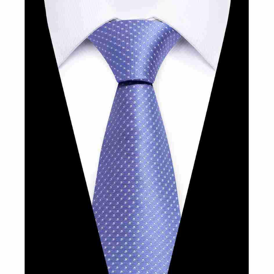 Elegant European & American Men's 8CM Hand-tied Silk Polyester Tie - Casual Business Style