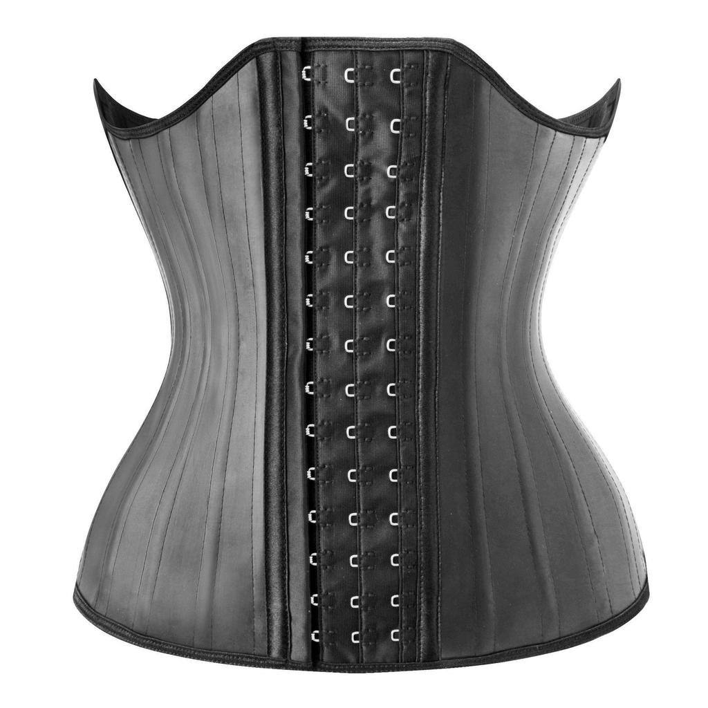 Latex Waist Trainer Corset with Tummy Control and 25 Steel Bones