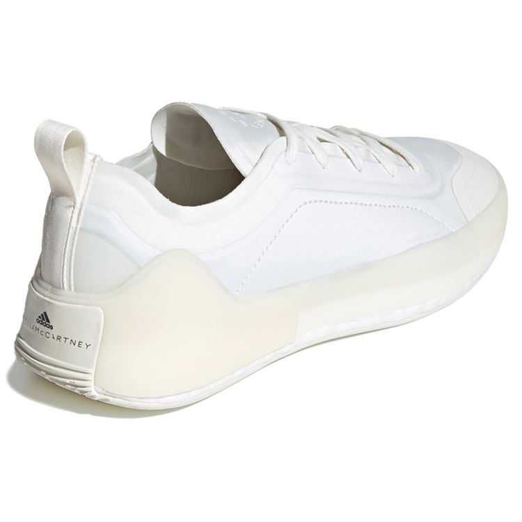 Adidas Treino Comfortable Sports Fabric Non-Slip Low-Top Marathon Running Shoes Women Sneakers White FU8996