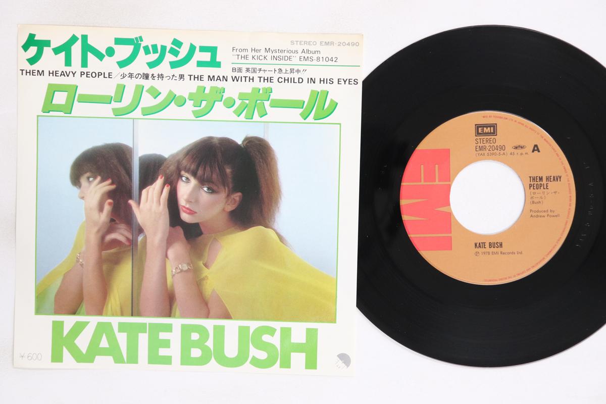 

7-дюймовая пластинка KATE BUSH Them Heavy People EMR20490 EMI 1978 Япония Рок Б/у