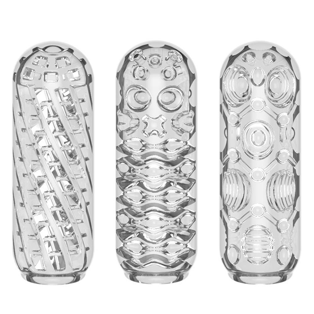 Transparent Vagina Sex Toys for Men Adult Products Soft Pussy Adult Endurance Exercise Male Masturbation Device Aircraft Cup
