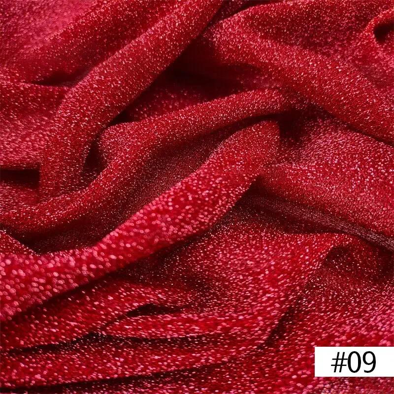 50x150cm Bright Shimmer Glitter Fabric Wedding Party Curtain Handmade Material DIY Sewing Craft Clothing Supplies