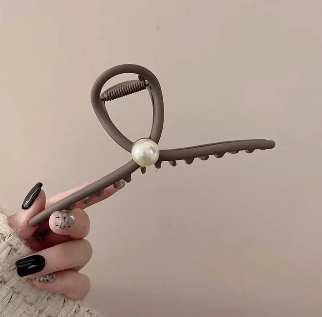 Koreanische Metall-Klauen-Haarspange: Damen Chic Hai Haarklammer