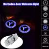 C200 E200  For Mercedes Benz 2PCS Original Car Door Welcome Light LED Auto Badge Projector Lamp For Mercedes Benz AMG Maybach W2