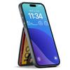 FIERRE SHANN For iPhone 16 Plus Case Card Holder Kickstand Leather RFID Blocking Back Cover
