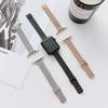 New Bracelet Metal Band for Apple Watch 10 9 8 7 6 SE 5 4 44 45 49MM Ultra Stainless Steel Milanese Strap for Iwatch 42MM 46MM