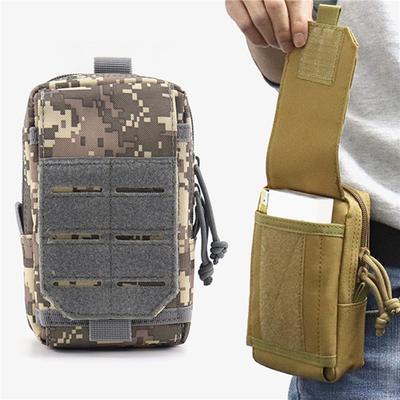 Bolsa de Cintura Tática 1000D Molle para Homens ao Ar Livre Bolsa de Ferramentas EDC Bolsa de Colete Carteira Capa para Celular Bolsa Compacta de Caça Nova