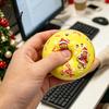 Soft Stress Balls 1/4Pcs Christmas Ball Fidget Toy, Anxiety Relief Squeezable Ball, Xmas Stocking Stuffers Theme Sensory Party Favors for Adults