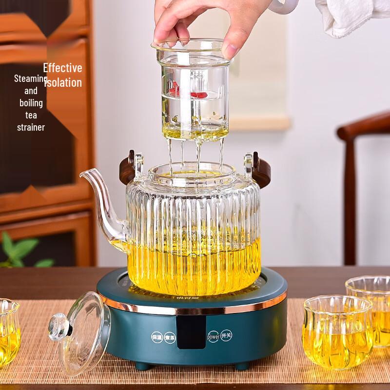 Changqi New Chinese Style Glass Steaming & Brewing Teapot