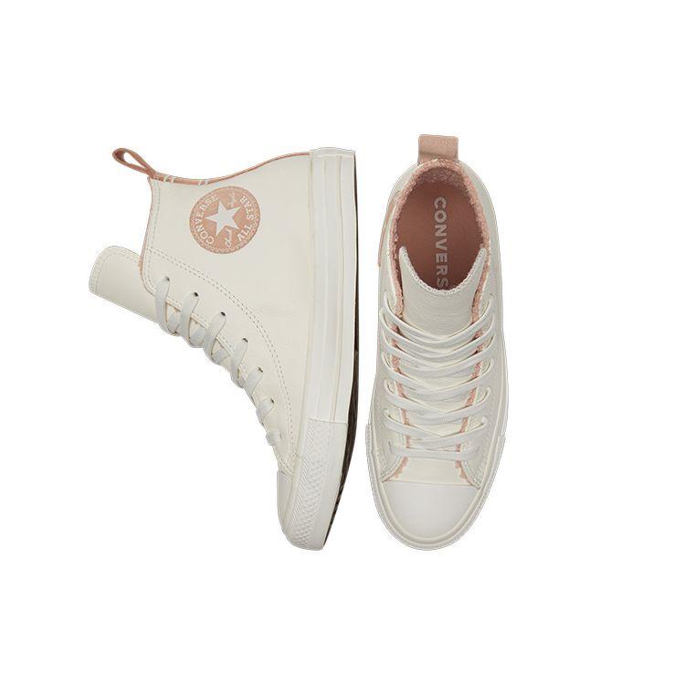 Converse Chuck Taylor All Star High Perfect Is Not Perfect Vintage White Dusk Pink 573071C Women's High Top Canvas Lifestyle Sneakers