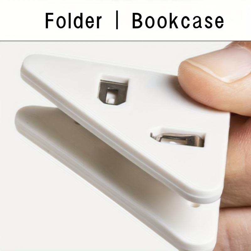 5 multifunctional triangle clips designed for organizing study materials, documents, and books
