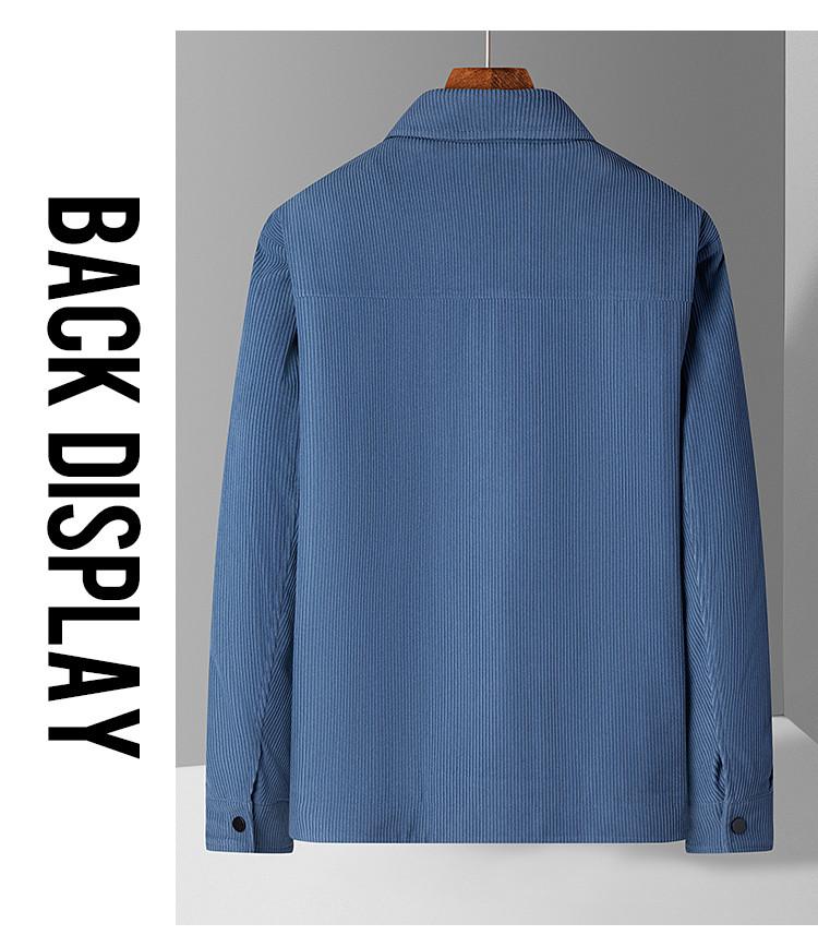 Workwear Cotton Thickened Jacket with Wind Clip