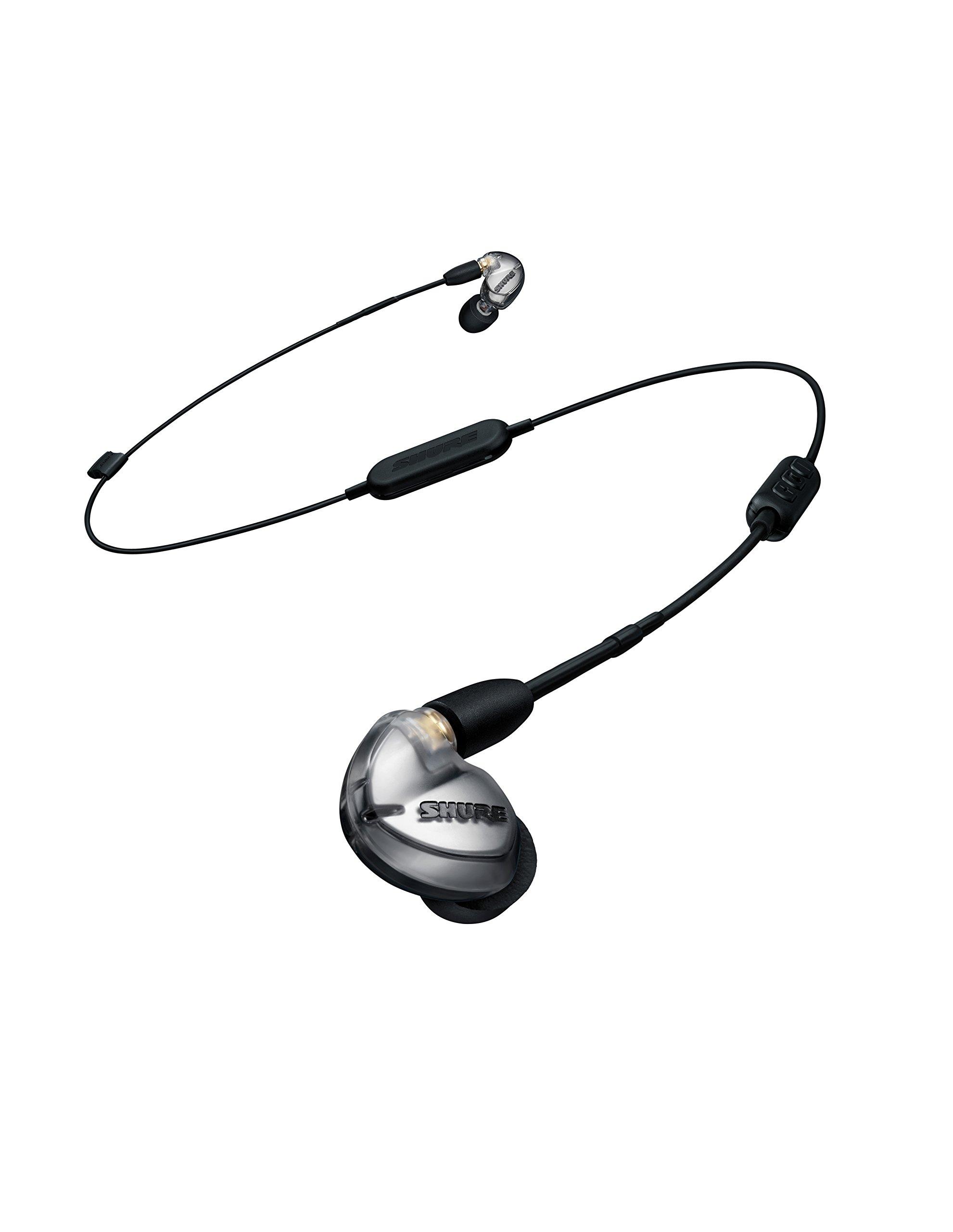 

Беспроводные наушники SHURE BT1 Series SE425 Bluetooth Canal Type Wireless CableКабель с пультом дистанционного управления и микрофоном в комплекте Silver SE425-V+BT1-A[]