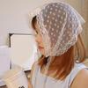 Stylish Lace Headwrap Triangular Hair Scarf Elegant Bandanas Headscarf for Women Music Festival Photo Head Accessories