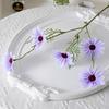 5pcs Artificial Small Daisies Lifelike Fake Daisy Flowers Faux Mini Daisies for Home Vase Decor Wedding Party Table Centerpieces