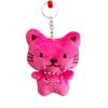 Plush Cat Keychain With Sparkling Embellishments For Kids And Teens