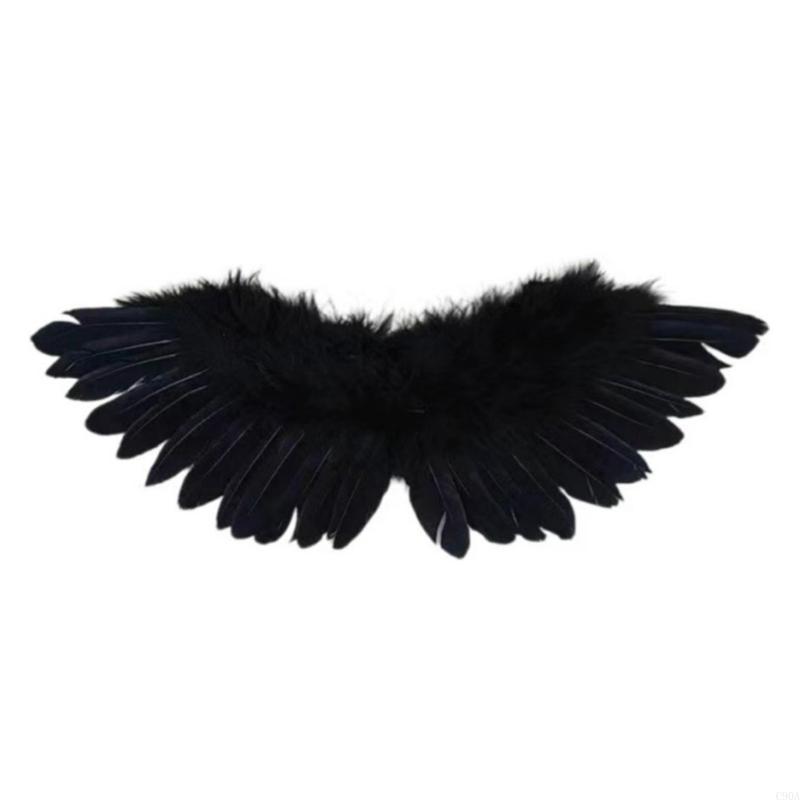 C90A Functioanl Feathered Wing Children's Theatrical Shows Charm for Halloween Stage Performances and Birthday Parties