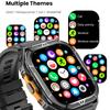 2025 New GPS Track Smart Watch Men 5ATM Waterproof 1.96"AMOLED Always Display Compass Heart Rate 530mAh Battery BT Call Smartwatch