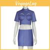 Fifth Element Cosplay Flight Attender Costume For Halloween And Role Play
